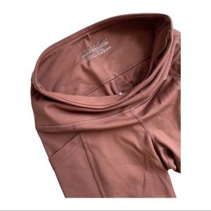 Yogalicious Lux Womens peach sand colored tights size XS